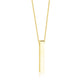 Pillar Necklace with Engraving