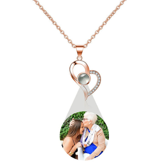 Collier Amour Éternel avec Photo Personnalisé